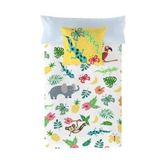 Voodipesu Cotura Jungle Exotic, 150 x 220 cm цена и информация | Детское постельное бельё | kaup24.ee