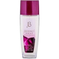 Spreideodorant Beyonce Heat Wild Orchid naistele 75 ml hind ja info | Lõhnastatud kosmeetika naistele | kaup24.ee