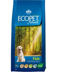 Farmina Ecopet Natural корм для всех пород собак с рыбой, 12 кг цена и информация | Сухой корм для собак | kaup24.ee