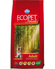 Farmina Ecopet Natural väikest tõugu koertele koos kanaga, 12 kg hind ja info | Kuivtoit koertele | kaup24.ee