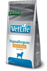 Farmina Vet Life Hipo igat tõugu koertele koos kala ja kartuliga, 2 kg hind ja info | Kuivtoit koertele | kaup24.ee