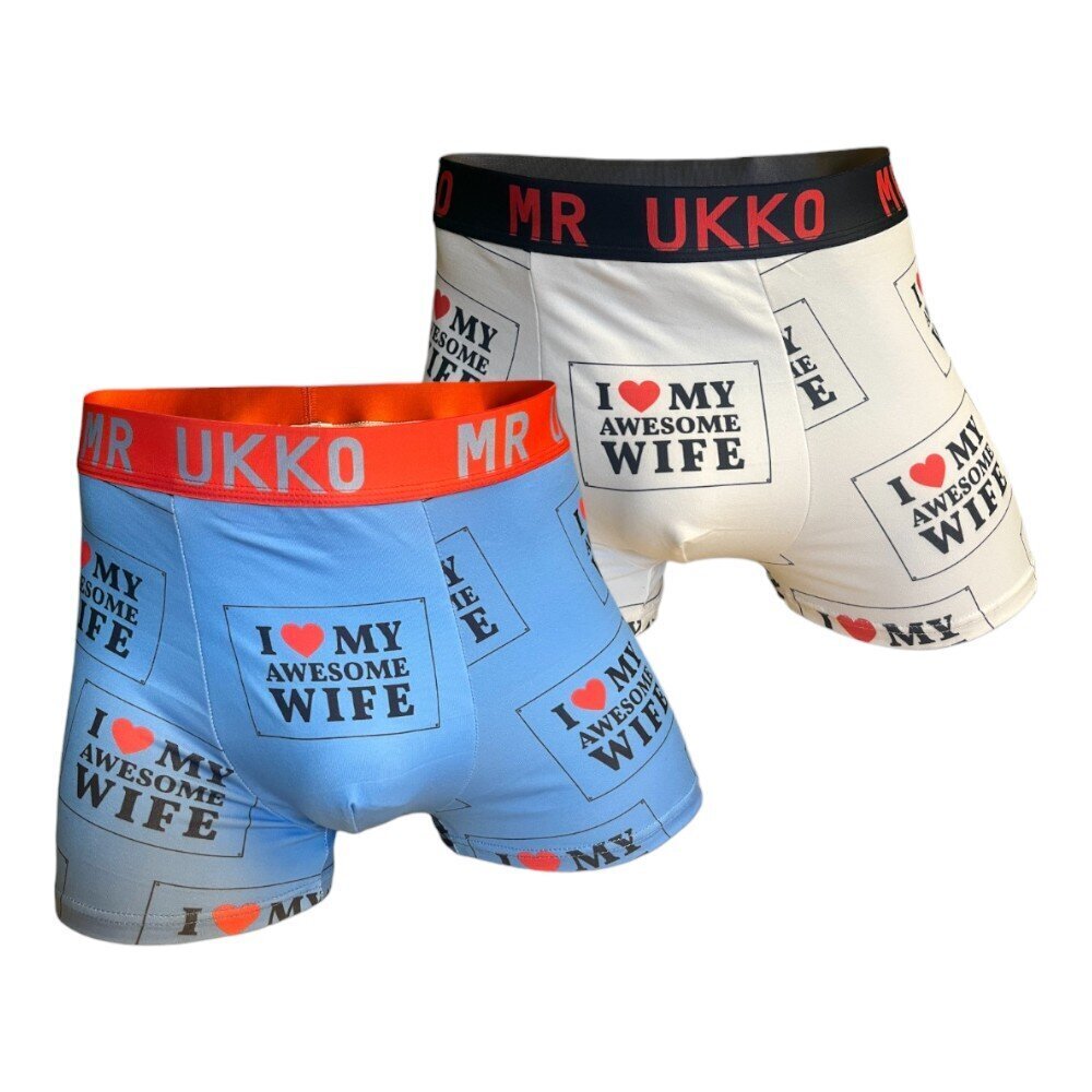 Bokserid 2 Pack I love my wife hind ja info | Meeste aluspesu | kaup24.ee