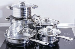 Blaumann pottide komplekt Gourmet Line, 10-osaline цена и информация | Кастрюли, скороварки | kaup24.ee