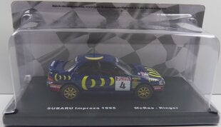 Subaru Impreza Rally #4 McRae, 1995, 1:43 цена и информация | Коллекционные модели автомобилей | kaup24.ee