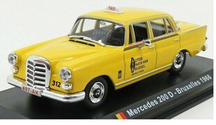 Mercedes 200D Taxi Bruxelles, 1966, 1:43, Atlas цена и информация | Коллекционные модели автомобилей | kaup24.ee