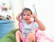Kapuutsiga laste rätik Babymam, 100x100 cm, Pink hind ja info | Vannitooted | kaup24.ee