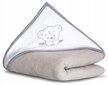 Kapuutsiga laste rätik Babymam, 100x100 cm, Gray hind ja info | Vannitooted | kaup24.ee
