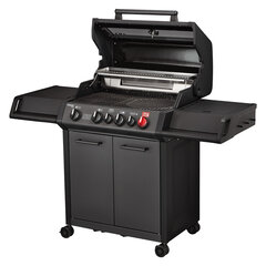 Gaasigrill Enders Monroe Pro 4 Turbo Shadow, 153,5x118x58cm, must hind ja info | Grillid | kaup24.ee