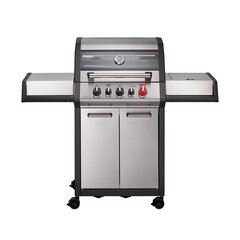 Gaasigrill Enders Monroe Pro 3 Turbo, 143,5x118x58cm, hõbedane цена и информация | Enders Туристический инвентарь | kaup24.ee