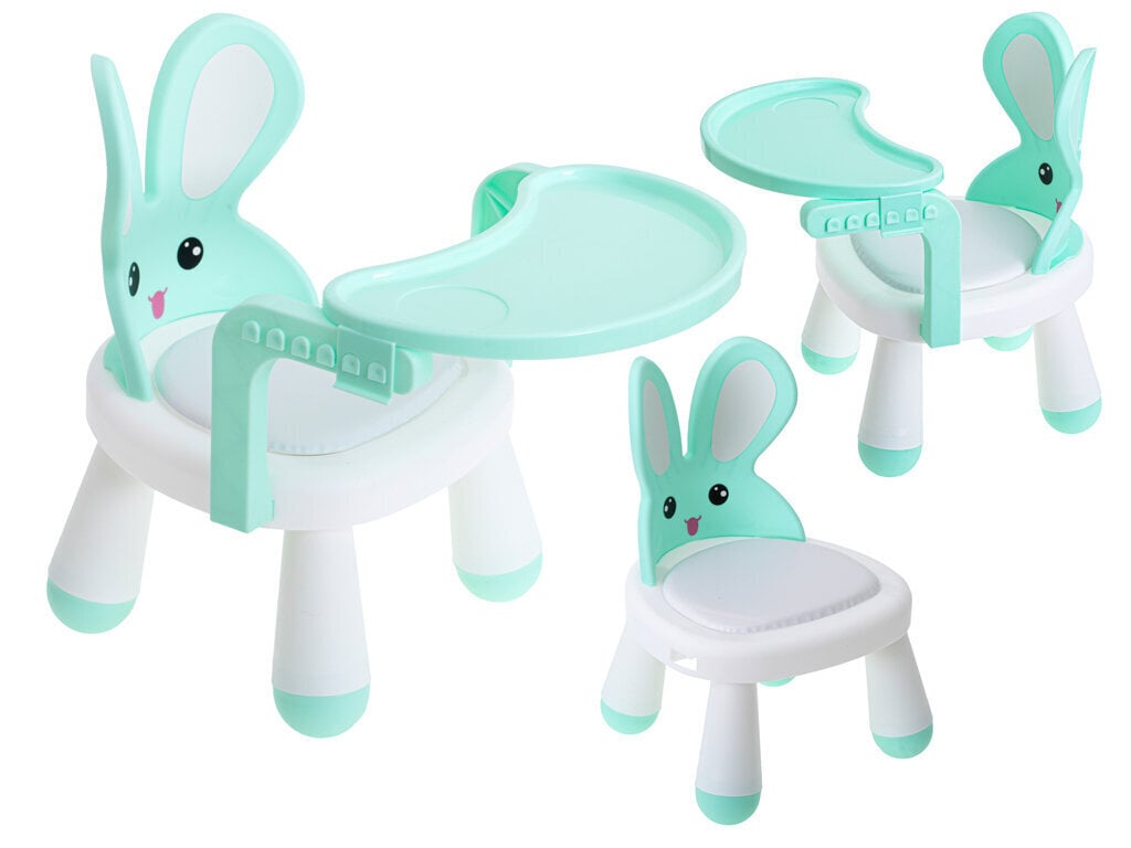 Lastelaud tooliga, sinine цена и информация | Laste lauad ja toolid | kaup24.ee
