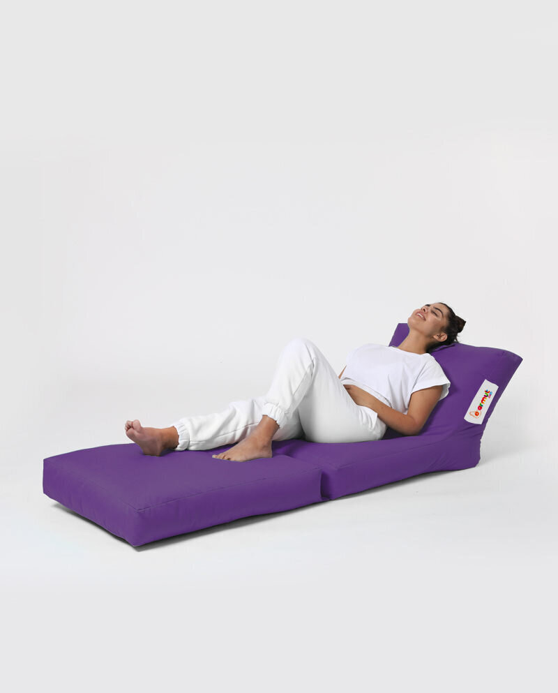 Kott-tool Siesta Sofa Bed Pouf, lilla hind ja info | Kott-toolid, tumbad, järid | kaup24.ee