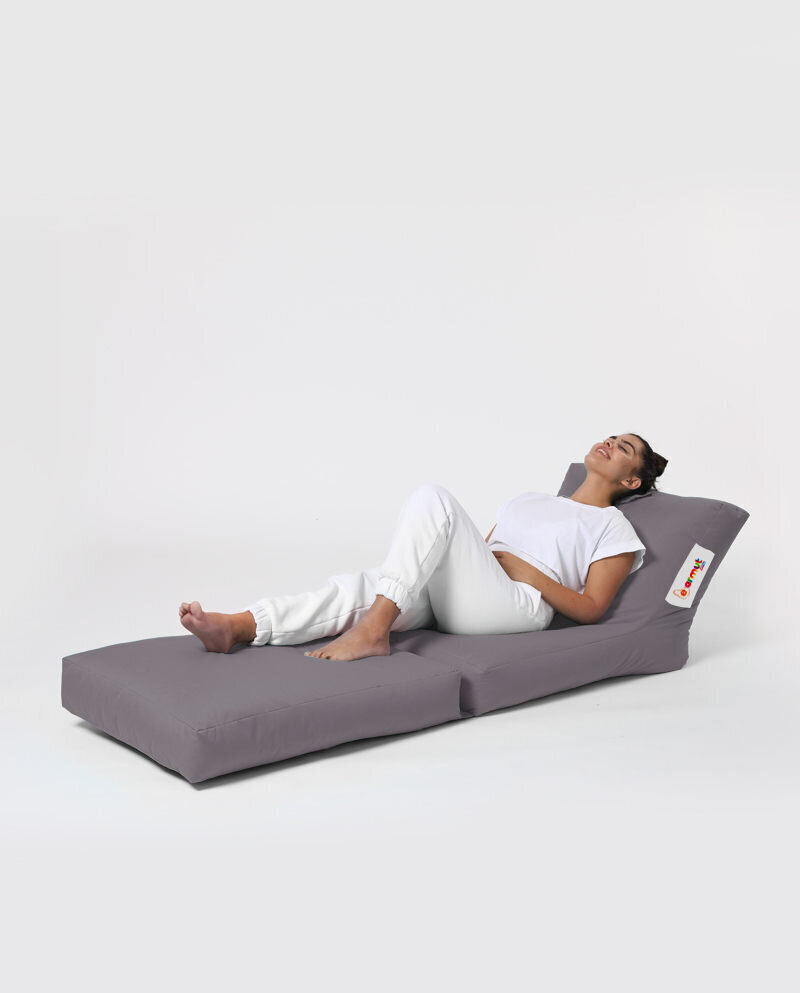 Kott-tool Siesta Sofa Bed Pouf, hall цена и информация | Kott-toolid, tumbad, järid | kaup24.ee