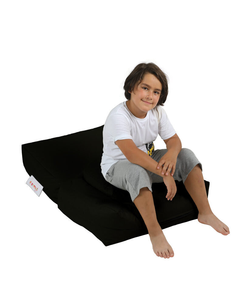 Kott-tool Kids Double Seat Pouf, must hind ja info | Kott-toolid, tumbad, järid | kaup24.ee