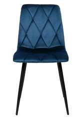 Krzesło aksamitne MADISON granatowe velvet цена и информация | Стулья для кухни и столовой | kaup24.ee