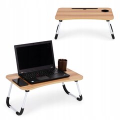 Ноутбук 60х40см - коричневый цена и информация | Компьютерные, письменные столы | kaup24.ee