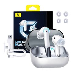 Earphones TWS Baseus AeQur G10 (white) цена и информация | Наушники | kaup24.ee