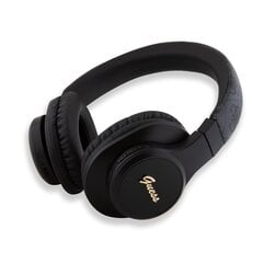 Guess PU Leather 4G Tone on Tone Script Logo BT5.3 Stereo Headphone Black цена и информация | Наушники | kaup24.ee