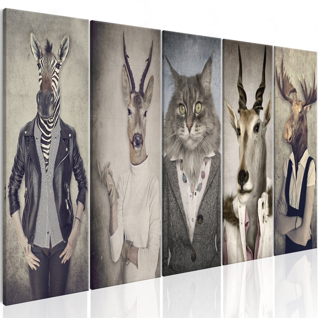 Maal - Animal Masks I hind ja info | Seinapildid | kaup24.ee