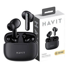 Havit TW967 TWS earphones (black) цена и информация | Наушники | kaup24.ee