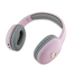 Hello Kitty Bicolor Kitty Metal Head Logo Bluetooth Stereo Headphones Pink цена и информация | Наушники | kaup24.ee