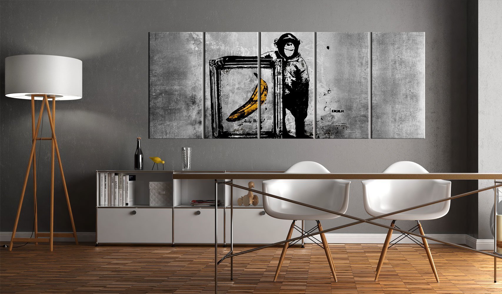 Maal - Banksy: Monkey with Frame hind ja info | Seinapildid | kaup24.ee