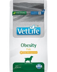 Farmina VetLife Obesity Fish kõikidele koeratõugudele kalaga, 2 kg цена и информация | Сухой корм для собак | kaup24.ee