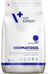 VetExpert 4T Veterinary Diet Dog Dermatosis koeratoit lõhe ja kartuliga, 2kg цена и информация | Сухой корм для собак | kaup24.ee