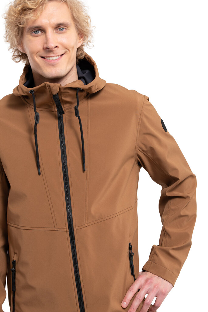 Icepeak meeste softshell jope ADRIAT, konjakipruun hind ja info | Meeste joped | kaup24.ee