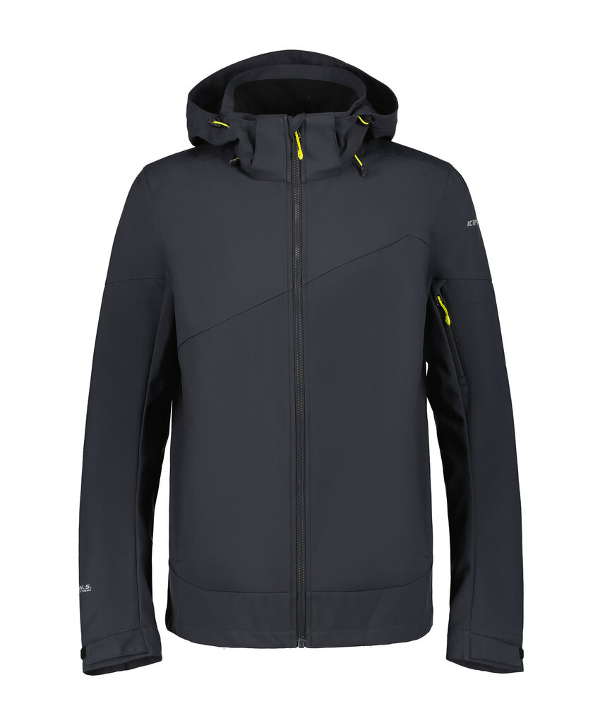 Icepeak meeste softshell jope BRAMSTEDT, tumehall hind ja info | Meeste joped | kaup24.ee