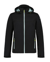 Icepeak meeste softshell jope BIGGS, must hind ja info | Meeste joped | kaup24.ee