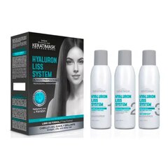 Профессиональный набор для выпрямления волос Be Natural Keratimask Professional Kit 3 цена и информация | Маски, масла, сыворотки | kaup24.ee