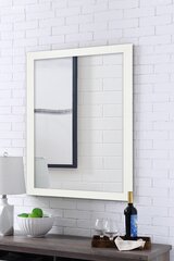 Dekoratyvinis veidrodis Framed - White цена и информация | Подвесные зеркала | kaup24.ee