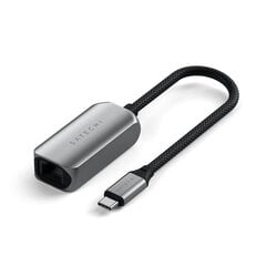 Satechi USB-C to 2.5 Gigabit Ethernet, gray - USB Adapter цена и информация | Адаптер Aten Video Splitter 2 port 450MHz | kaup24.ee