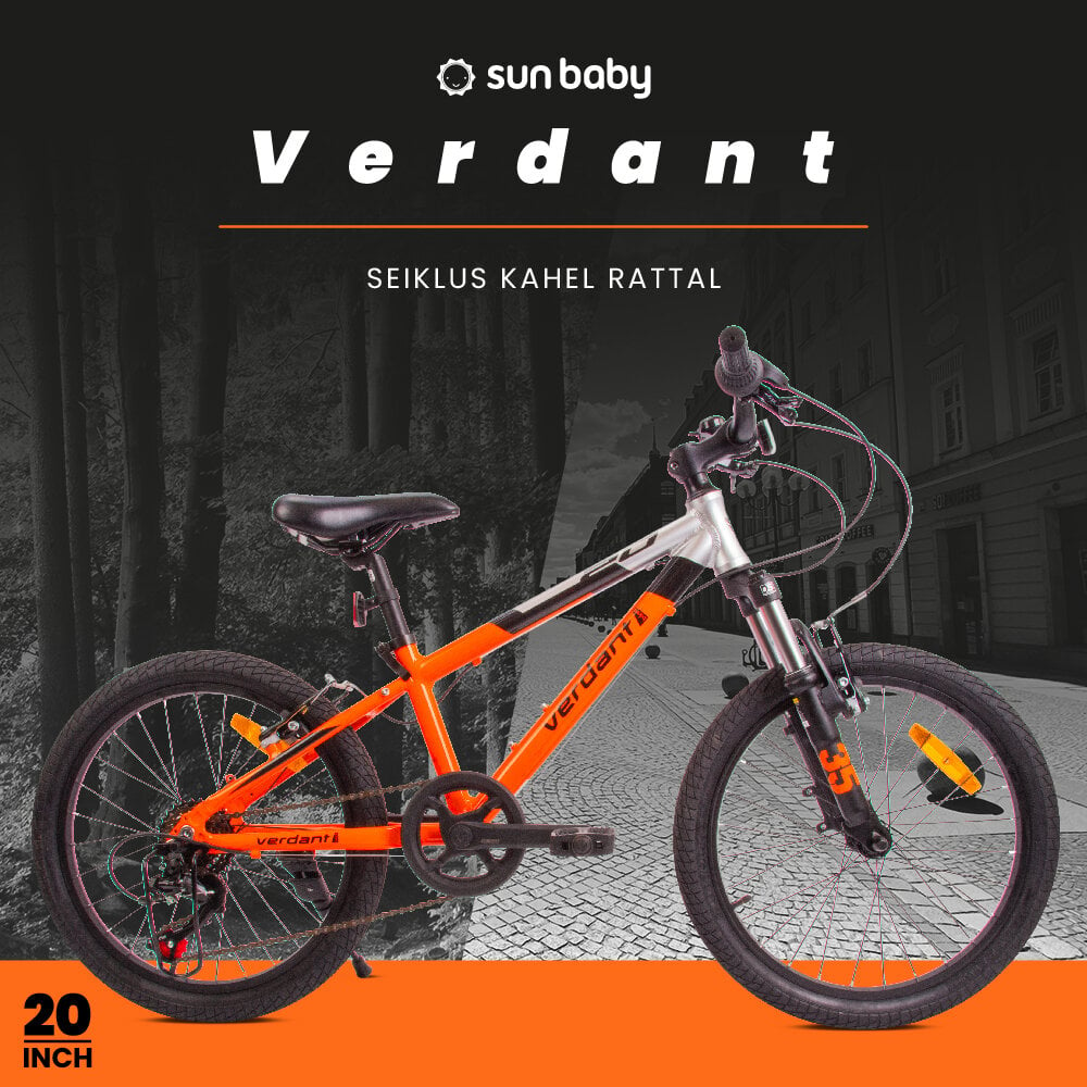 Laste jalgratas MTB Shimano 20", oranž hind ja info | Jalgrattad | kaup24.ee