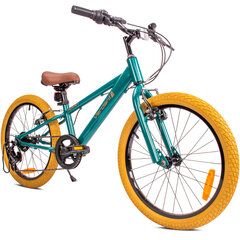 Laste jalgratas MTB Shimano 20", roheline hind ja info | Jooksurattad | kaup24.ee