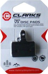 Piduriklotsid Clarks Shimano Tektro Deore M515, M475, M525, M465, M495, Tektro Draco, Dorado, Orion, Auriga, Aquila, HDC300, TRP Spyre, Hylex (CLA-VX811C) hind ja info | Muud jalgratta varuosad | kaup24.ee