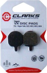 Piduriklotsid Clarks Hayes, Sole, GX2, MX2, MX3, MX4 piduritele цена и информация | Другие запчасти для велосипеда | kaup24.ee