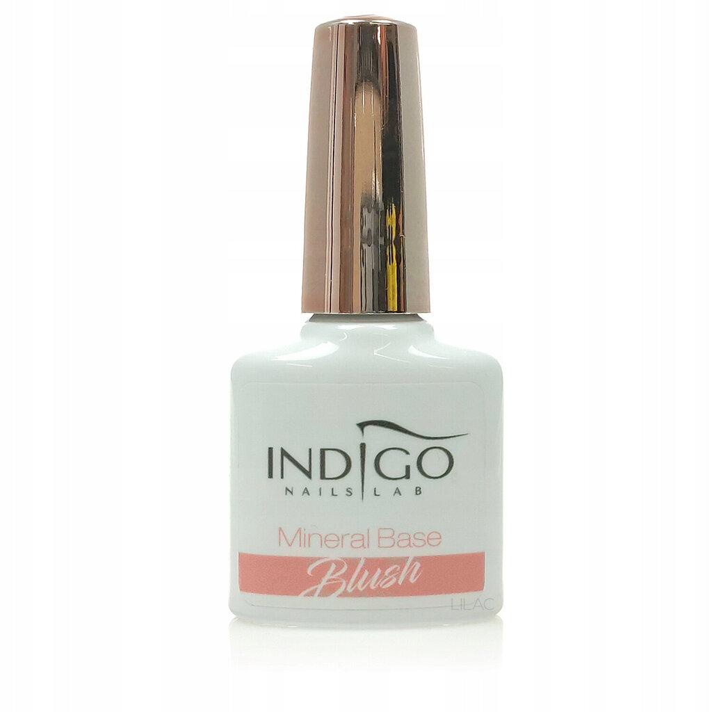 Aluslakk, Indigo Mineral Base Blush 3in1 7ml hind ja info | Küünelakid, küünetugevdajad | kaup24.ee