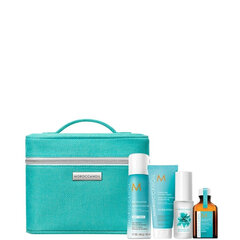 Reisikomplekt Moroccanoil Styling Kit Into the Light kosmeetikakott hind ja info | Šampoonid | kaup24.ee