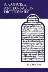 Concise Anglo-Saxon Dictionary hind ja info | Võõrkeele õppematerjalid | kaup24.ee