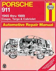 Porsche 911 (1965-1989) for Coupe, Targa & Cabriolet Haynes Repair Manual (USA) Revised edition hind ja info | Entsüklopeediad, teatmeteosed | kaup24.ee