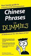 Chinese Phrases For Dummies цена и информация | Пособия по изучению иностранных языков | kaup24.ee