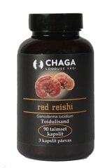 Red Reishi, 90 kapslit цена и информация | Витамины, пищевые добавки, препараты для хорошего самочувствия | kaup24.ee