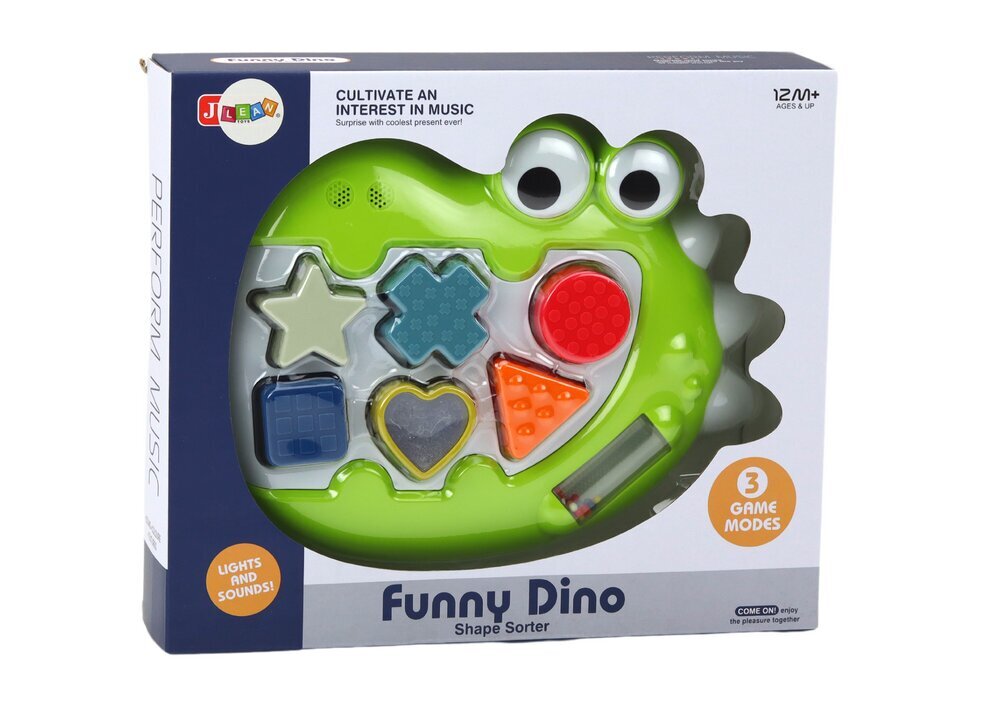 Dinosaurus Sensory Sorter koos helidega hind ja info | Imikute mänguasjad | kaup24.ee