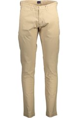 Брюки мужские Gant, бежевые цена и информация | Мужские брюки | kaup24.ee
