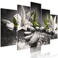 Maal - Lilies and Stones (5 Parts) Wide Grey hind ja info | Seinapildid | kaup24.ee