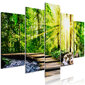 Maal - Forest Footbridge (5 Parts) Wide hind ja info | Seinapildid | kaup24.ee