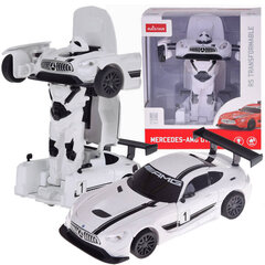 Mercedes GT3 AMG Robot Rastar, valge hind ja info | Poiste mänguasjad | kaup24.ee