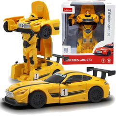Автомобиль Mercedes GT3 AMG робот RASTAR, желтый цена и информация | Развивающие игрушки и игры | kaup24.ee