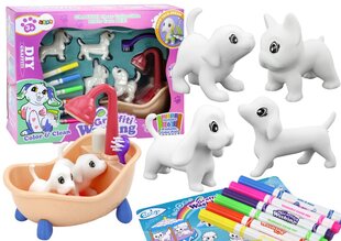 Loominguline maalikomplekt Puppies Spa DIY цена и информация | Развивающие игрушки | kaup24.ee